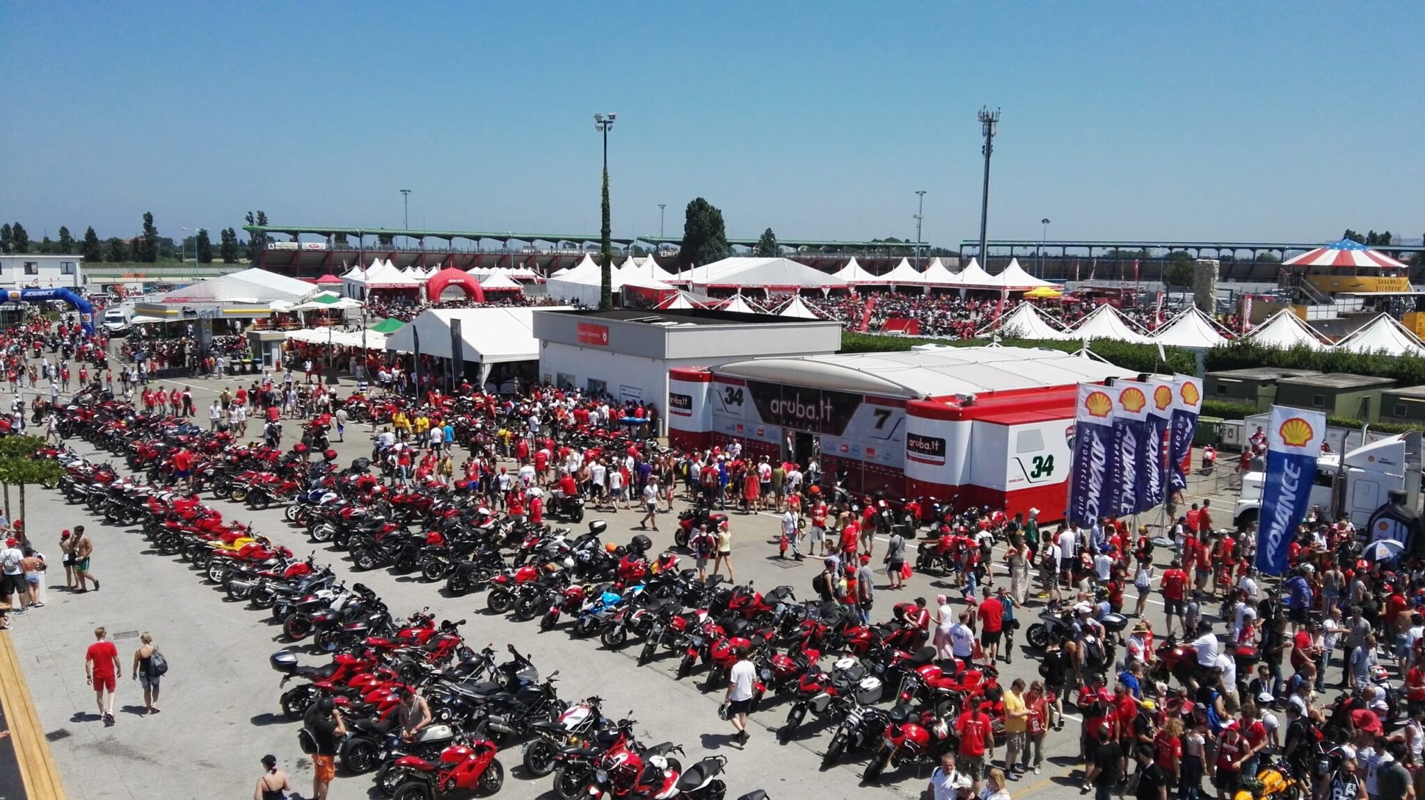 Allestimento WDW 2016 More Than Red - World Ducati Week Misano